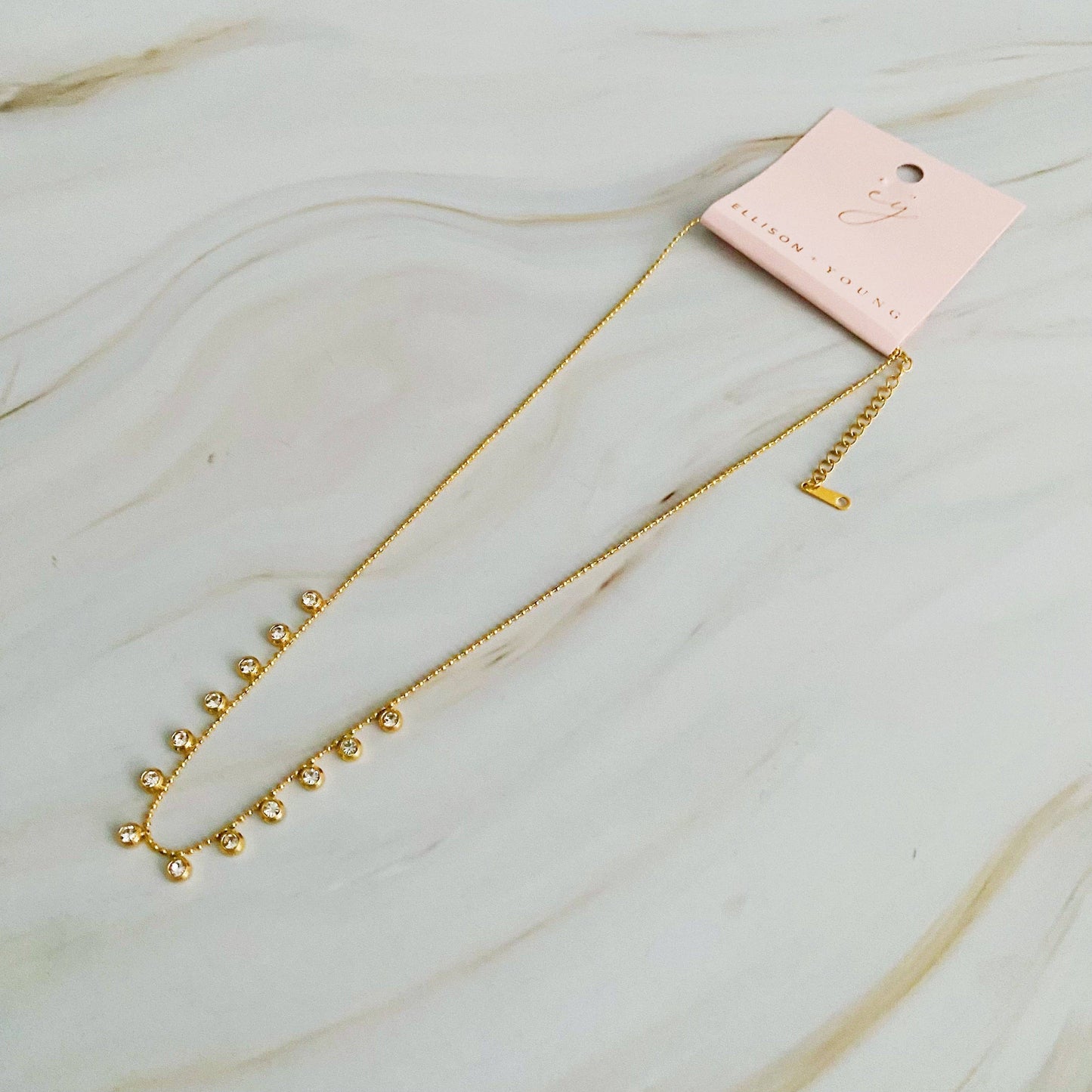 Round Multi Diamond Necklace