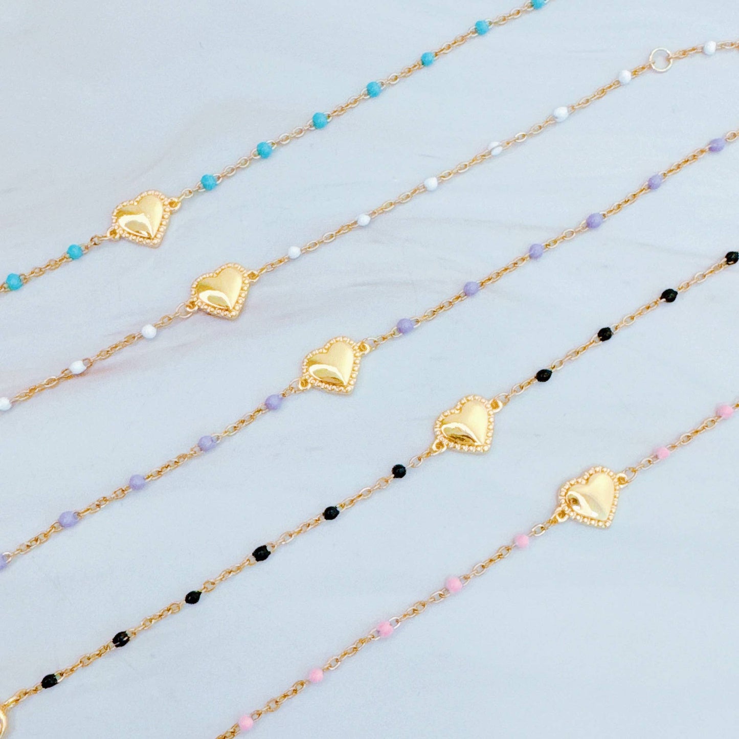 Black Heart Bracelet