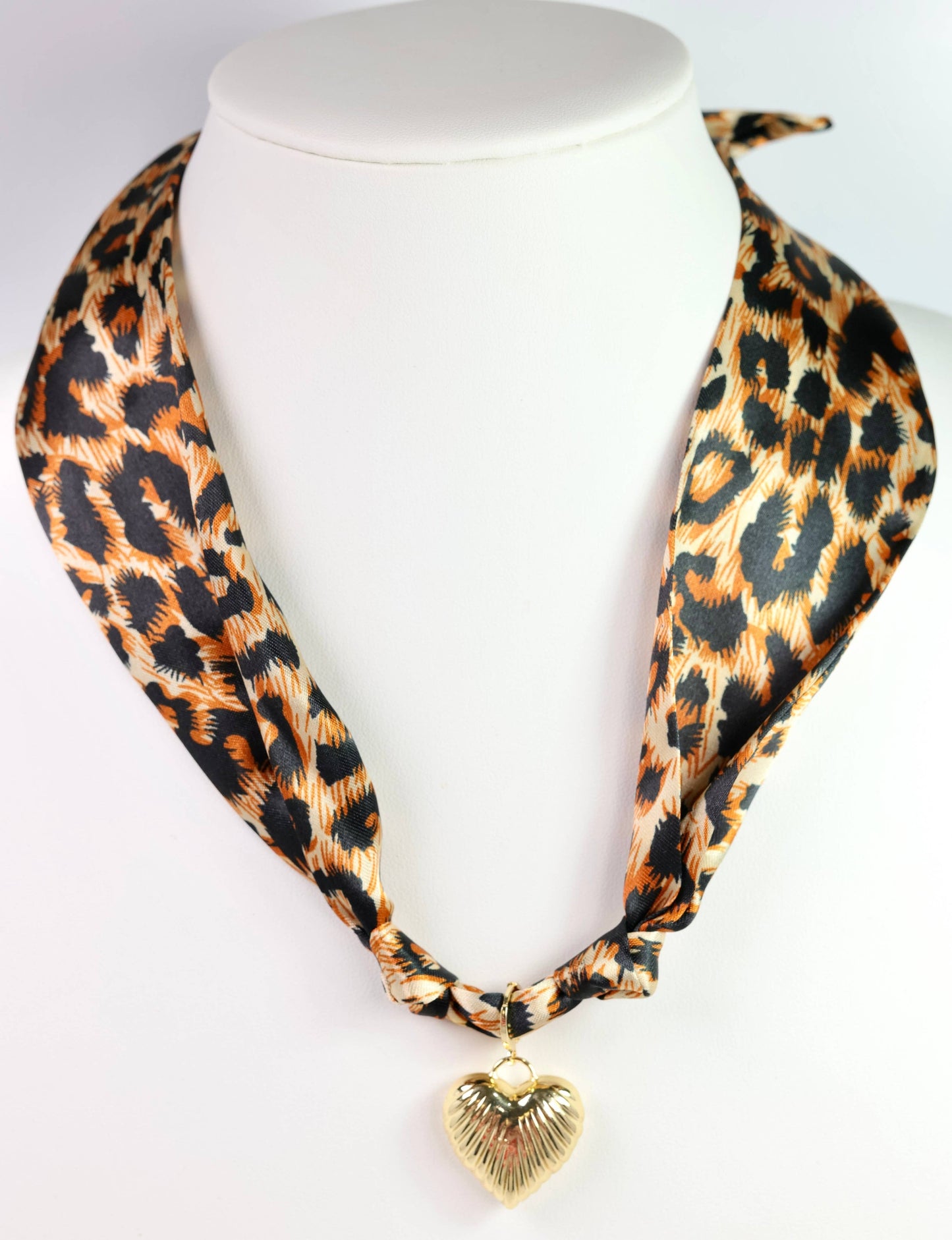 Leopard Scarf Necklace