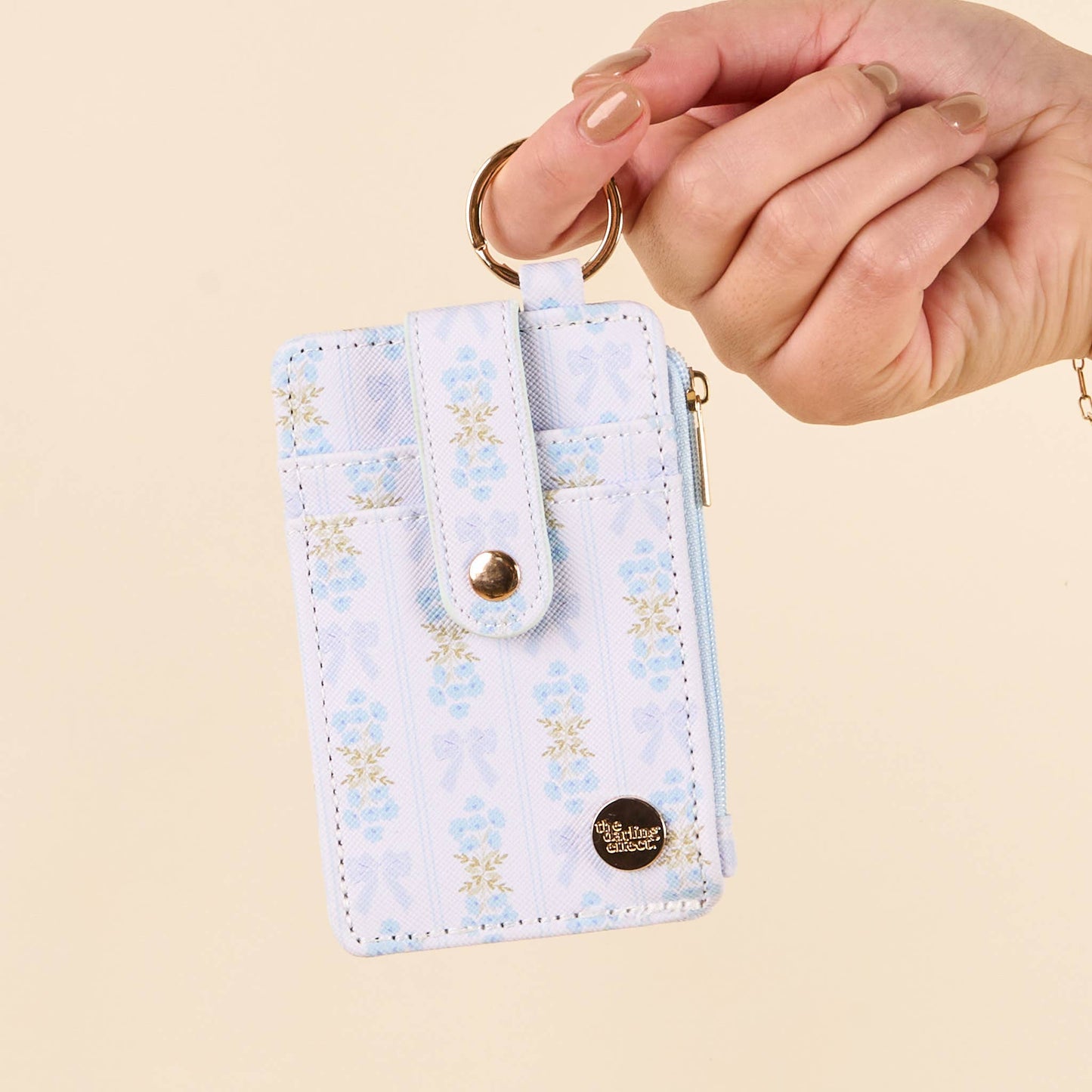 Oh So Fancy Keychain Wallet - Blue