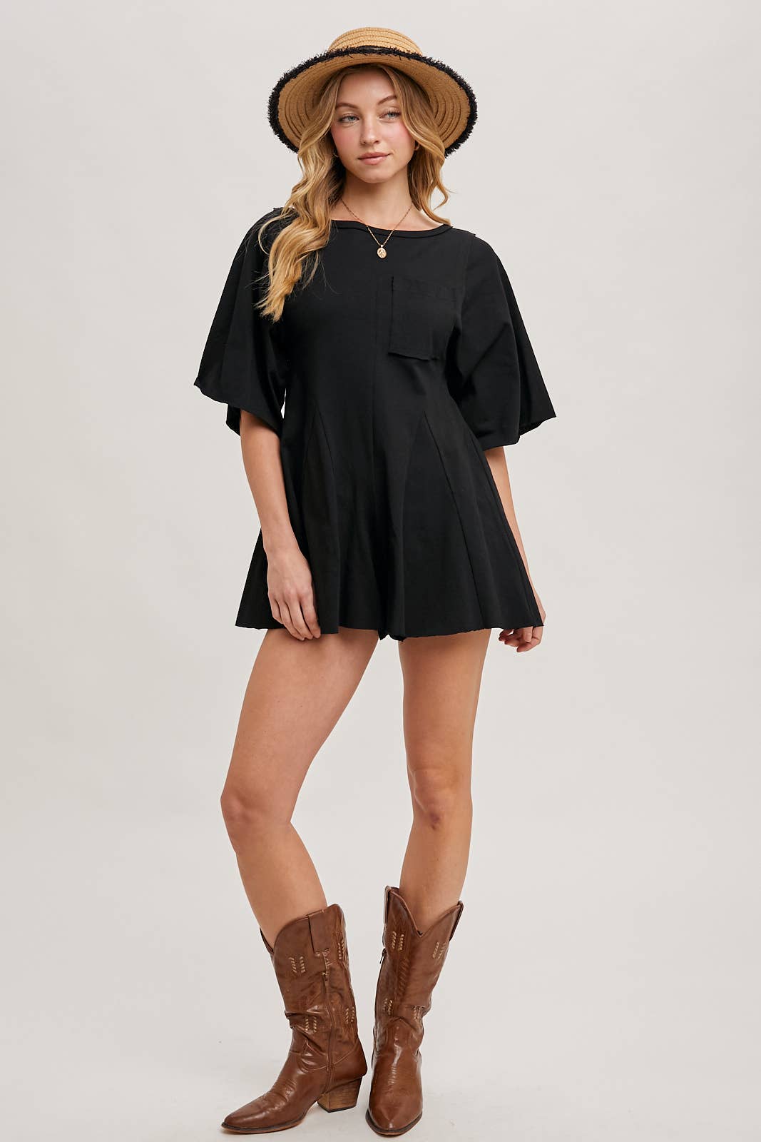 Black Licorice Romper