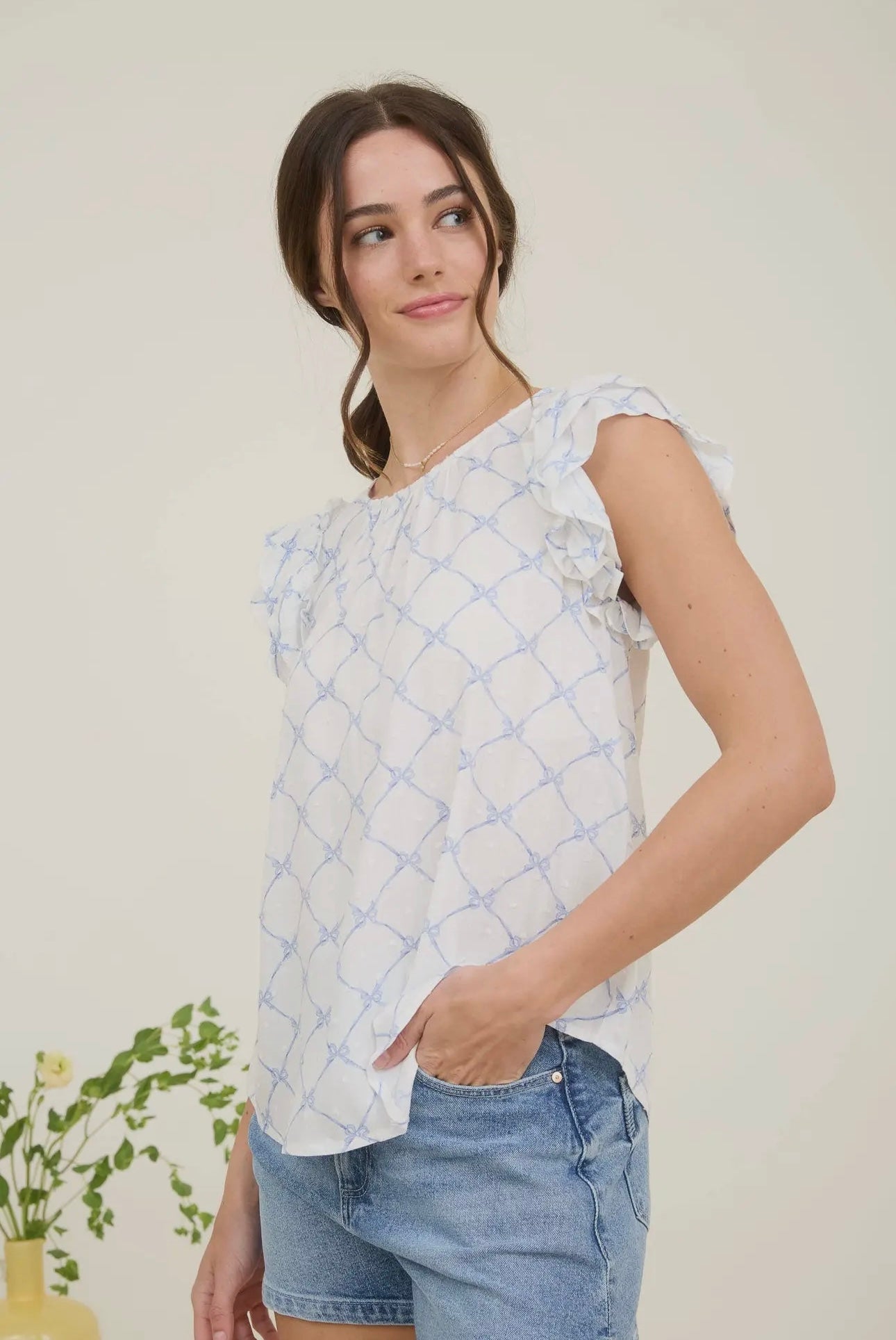 Belle Top - Blue