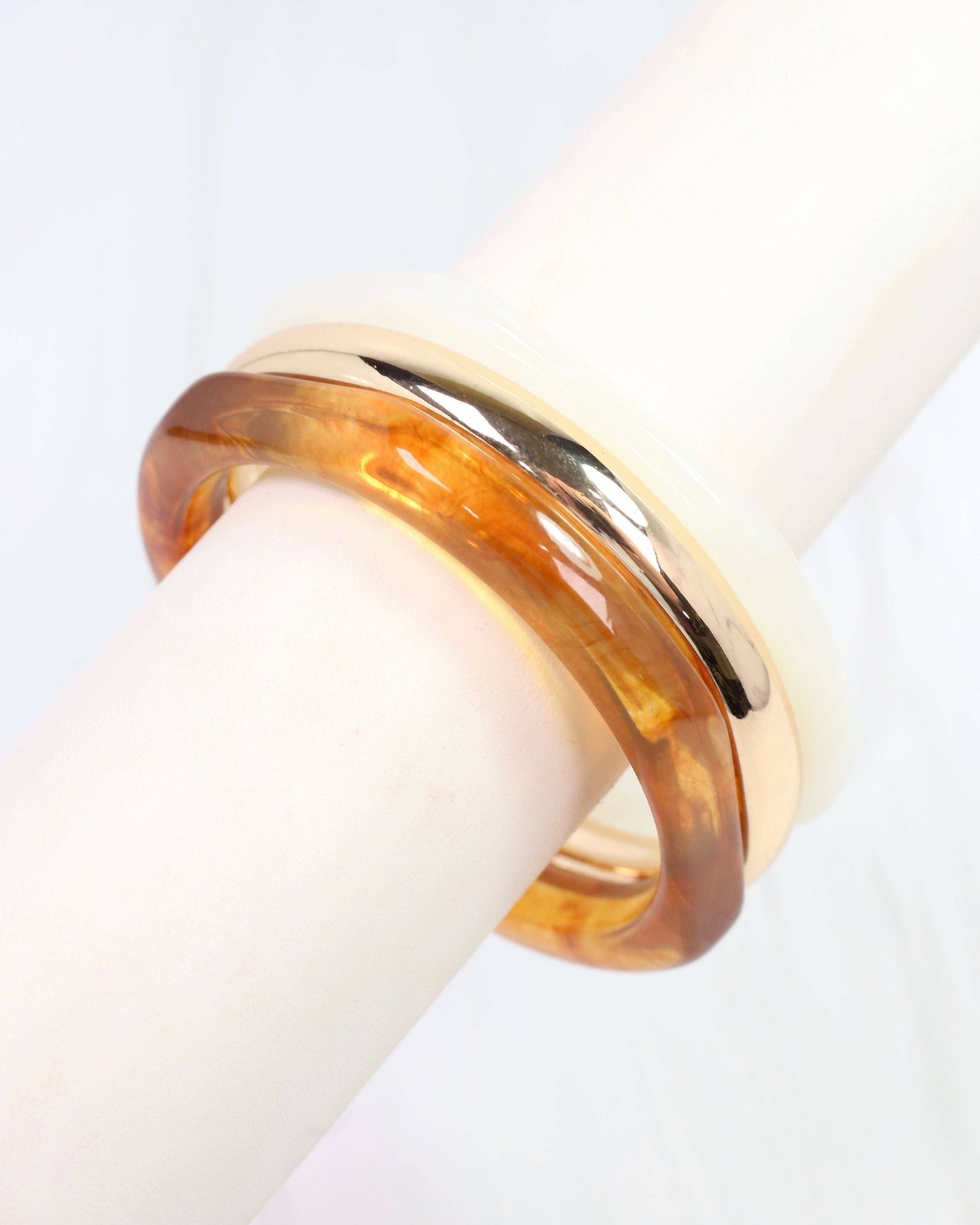 Neutral Triple Bangle Stack