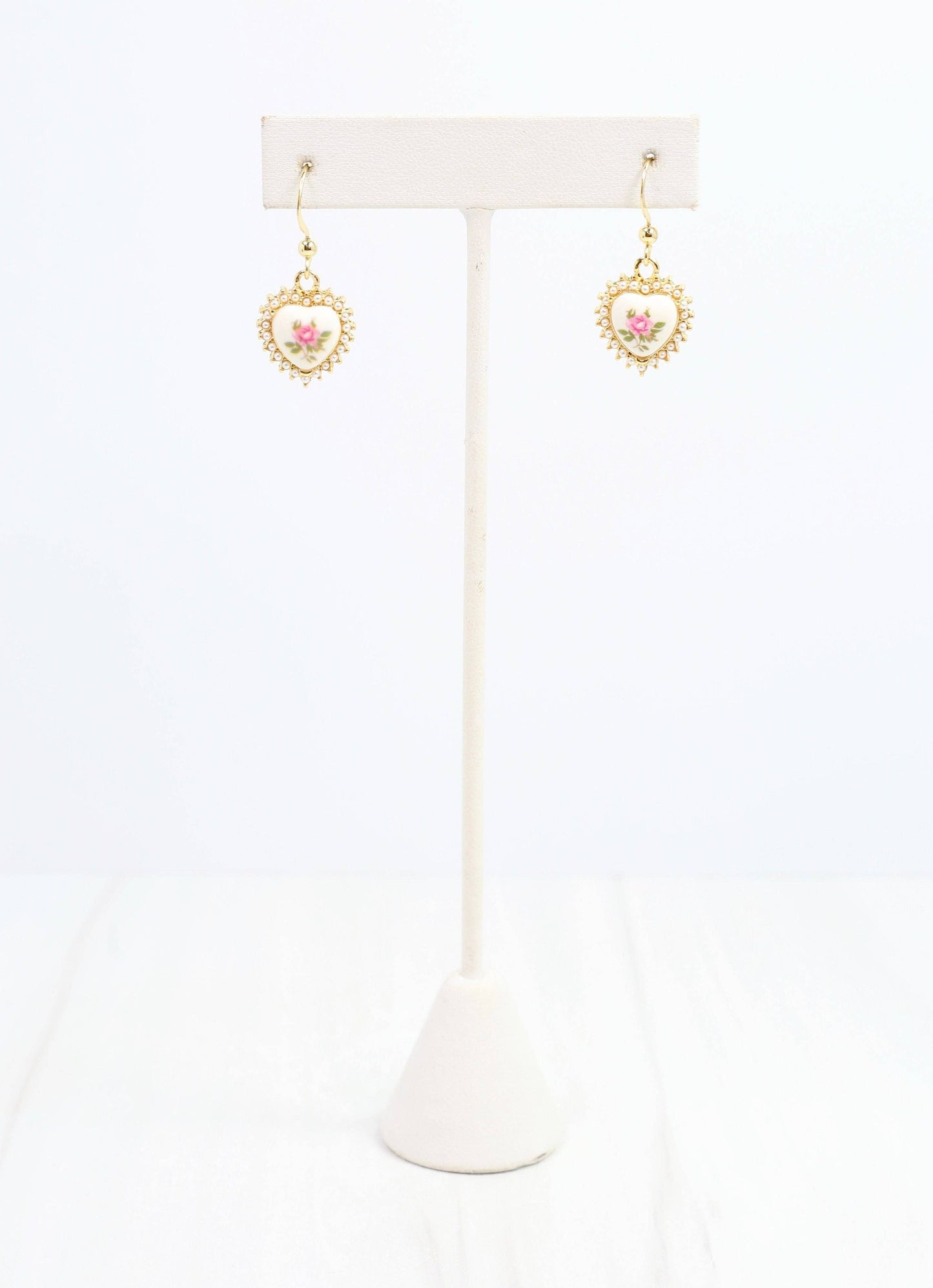 Antique Heart Earrings