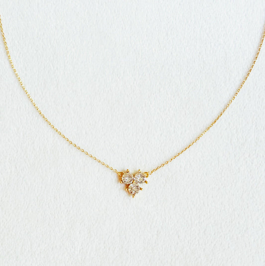 Trio Crystal Necklace