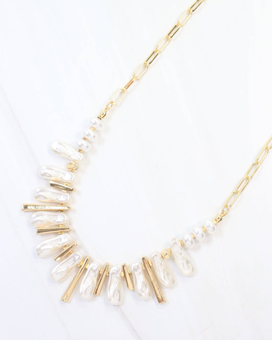 Spiced Pearl Necklace
