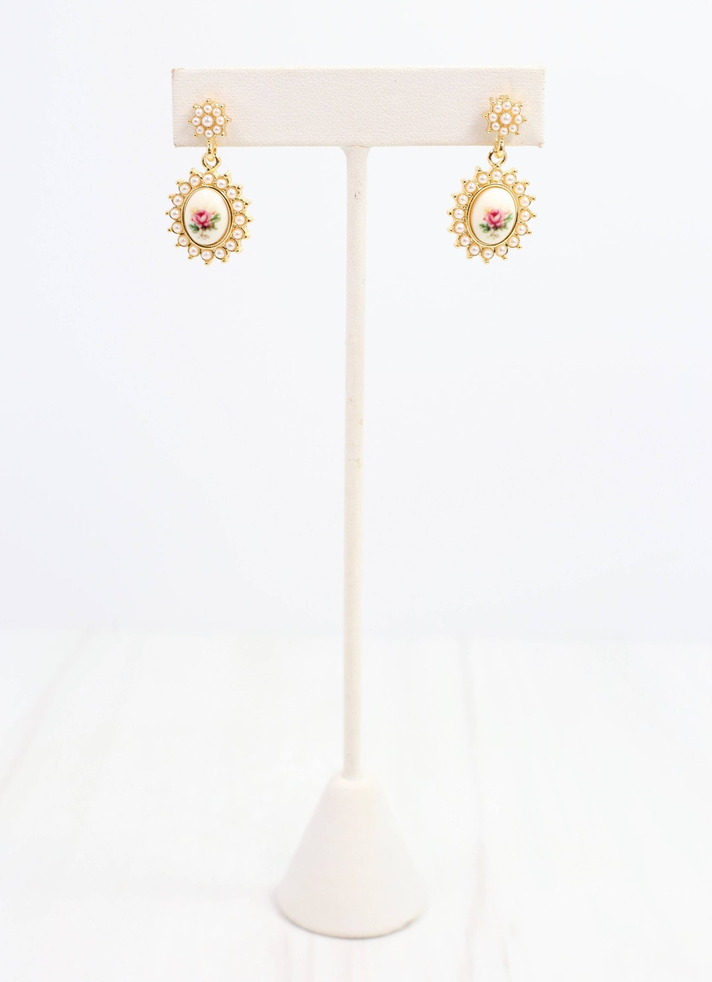 Antique Floral Earrings