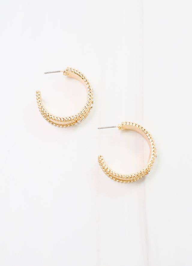 Clover Hoop Earrings
