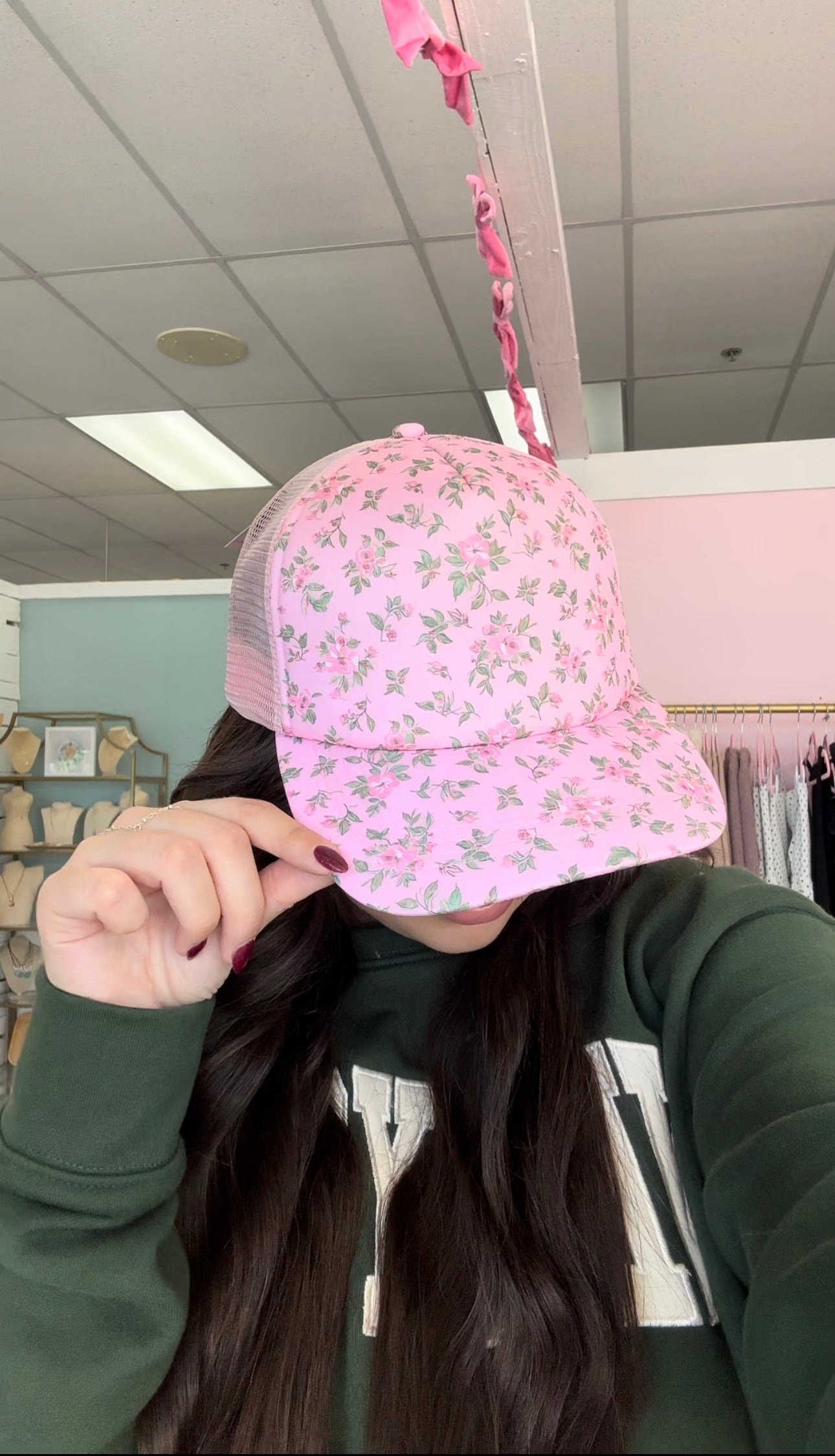 Floral Trucker Hat