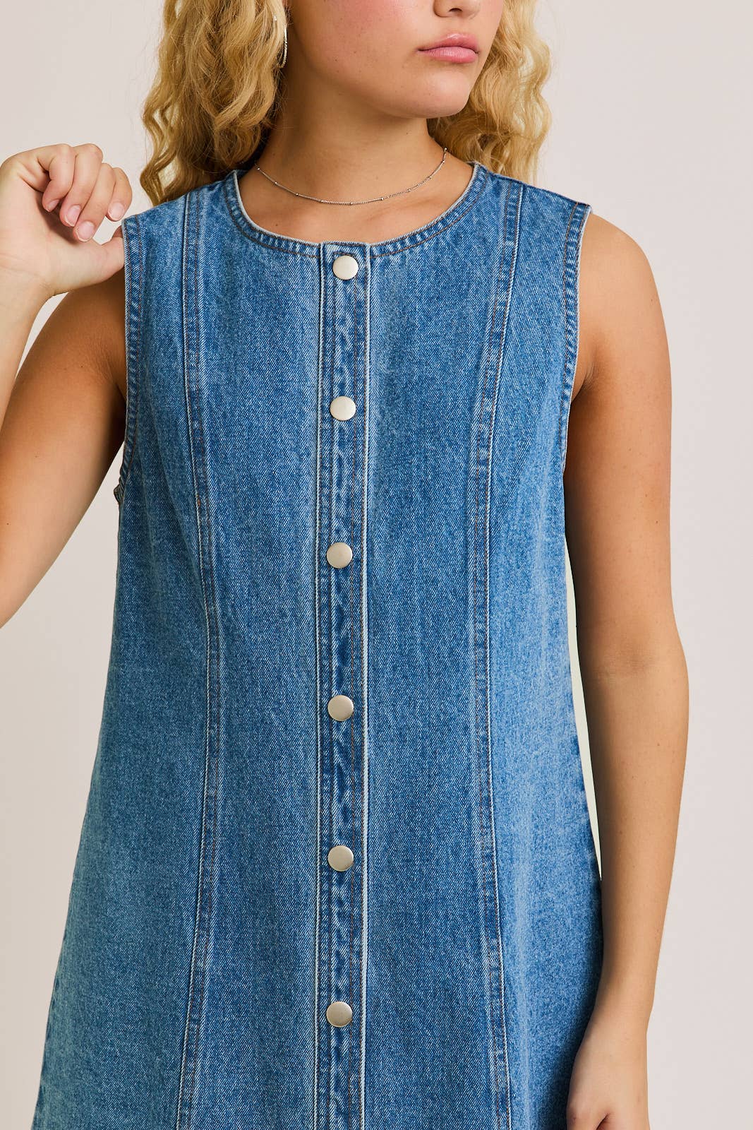 Dolled Up In Denim Dress
