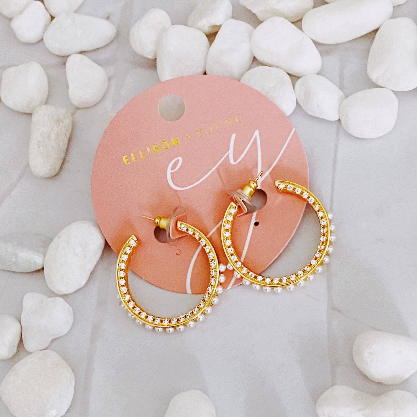 Diamonds & Pearls Earrings