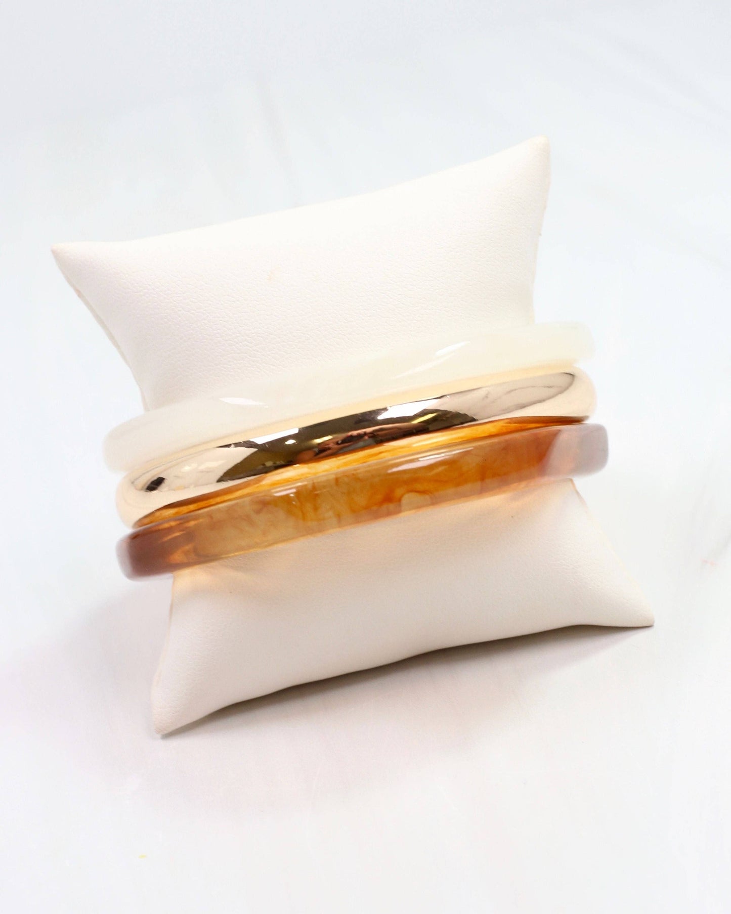 Neutral Triple Bangle Stack