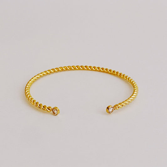 Cabled Cuff Bracelet
