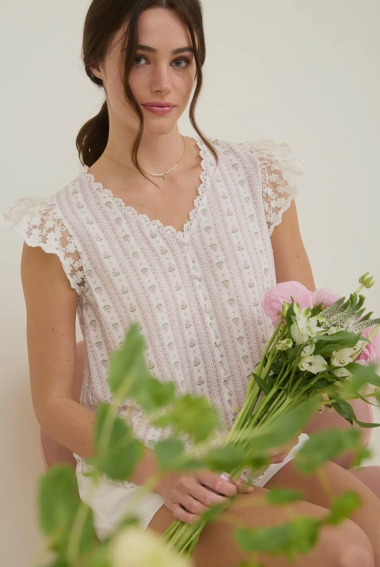 Charleston Top - Pink