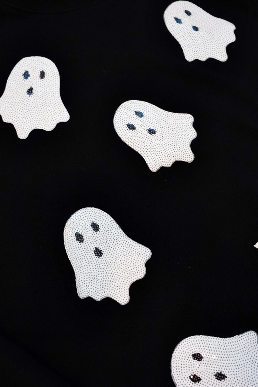 Sequin Ghost Sweatshirt