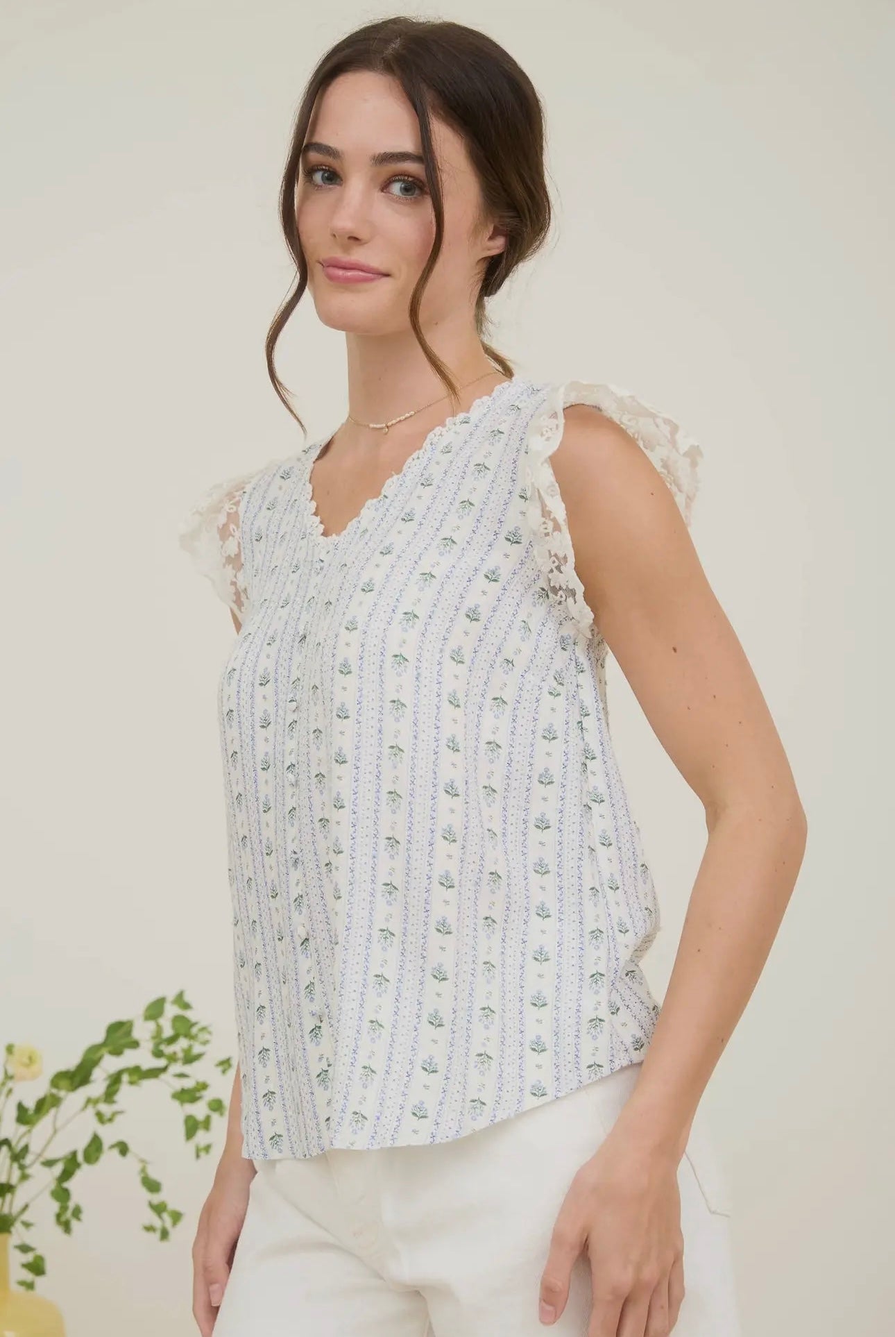 Charleston Top - Blue
