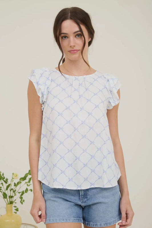 Belle Top - Blue