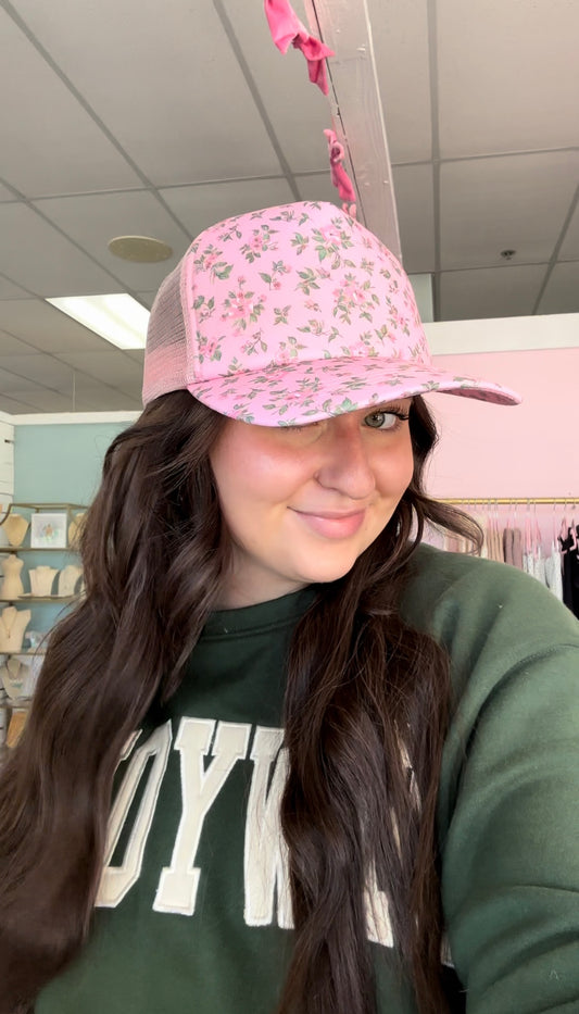 Floral Trucker Hat