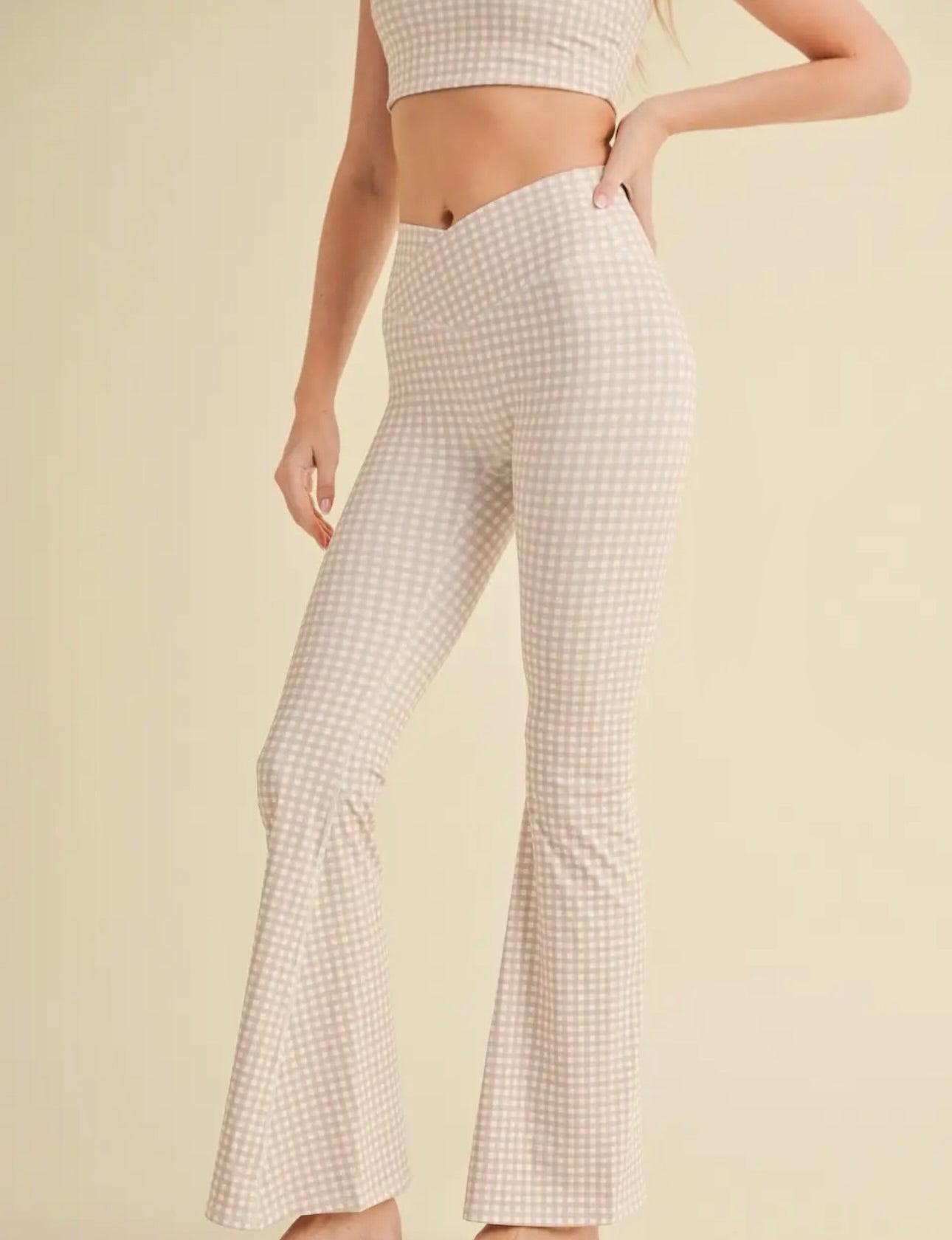 Taylor Flare Leggings - Tan