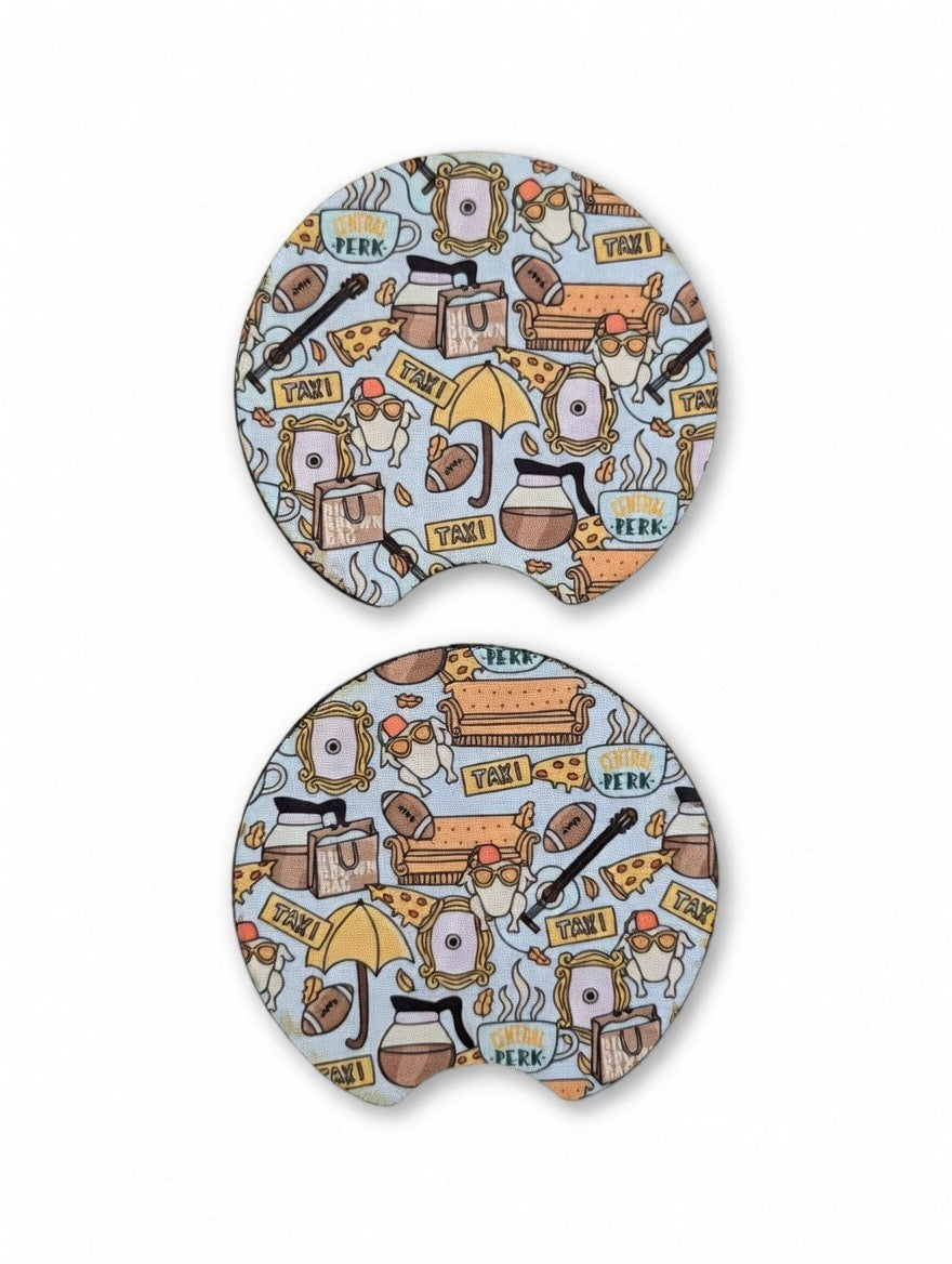 Friends Car Coasters