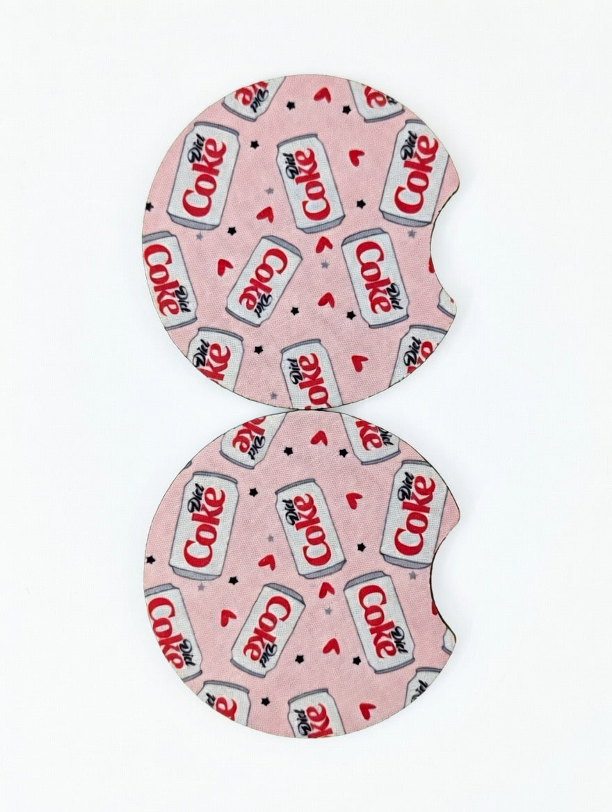 Diet Coke Car Coasters