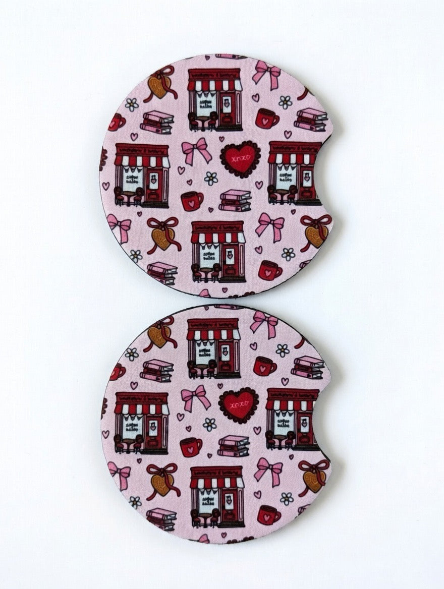 Bookstore Car Coasters