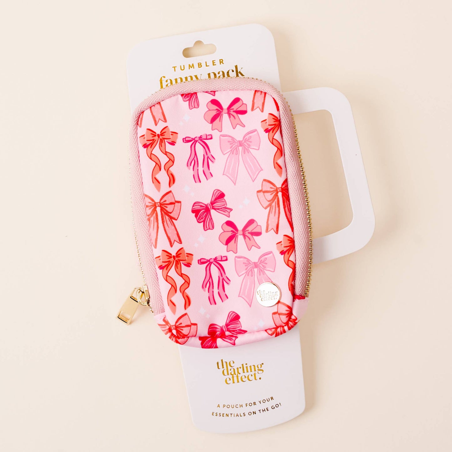 Blushing Bows Tumbler Fanny Pack