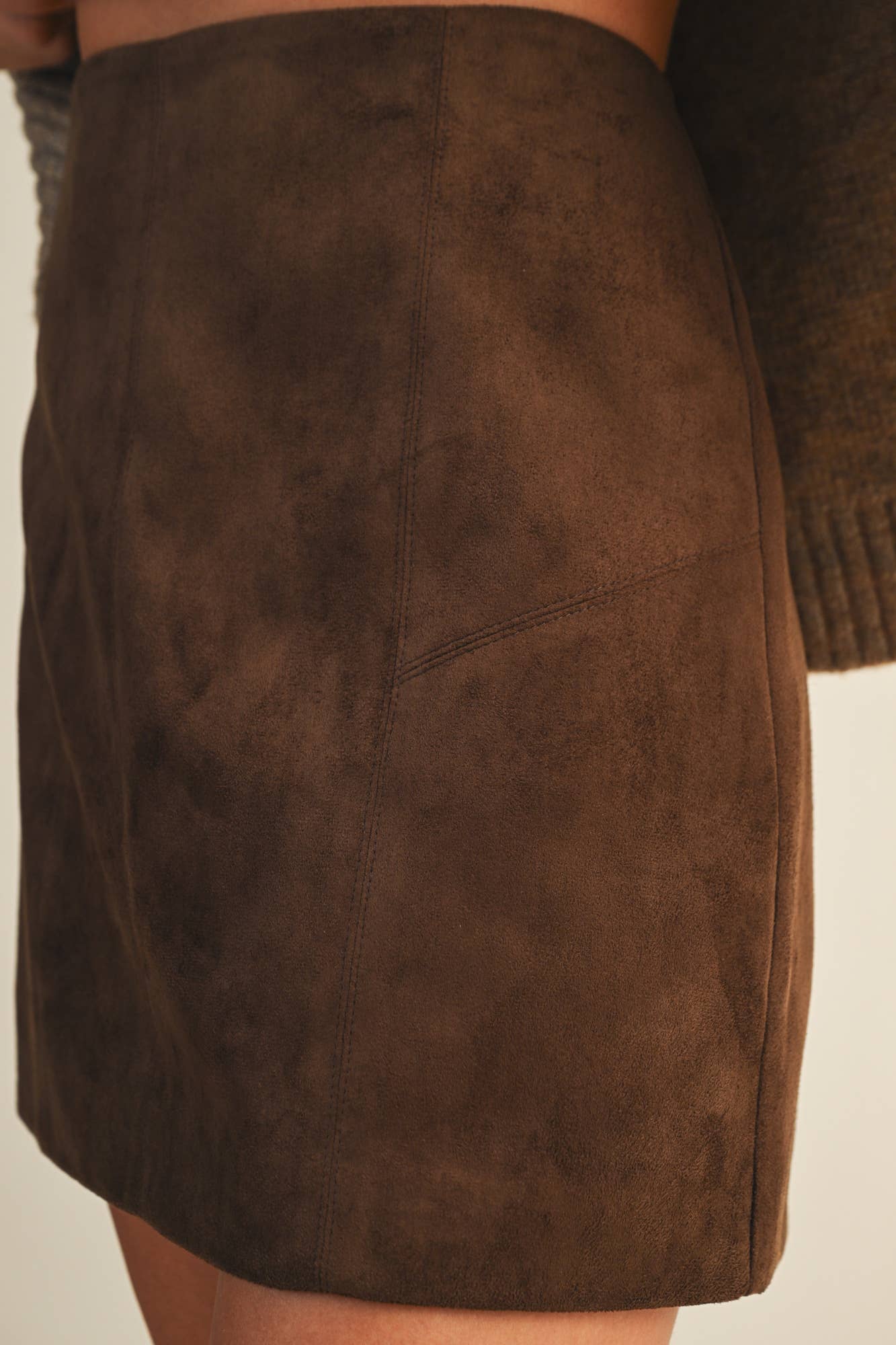 Suede Skirt