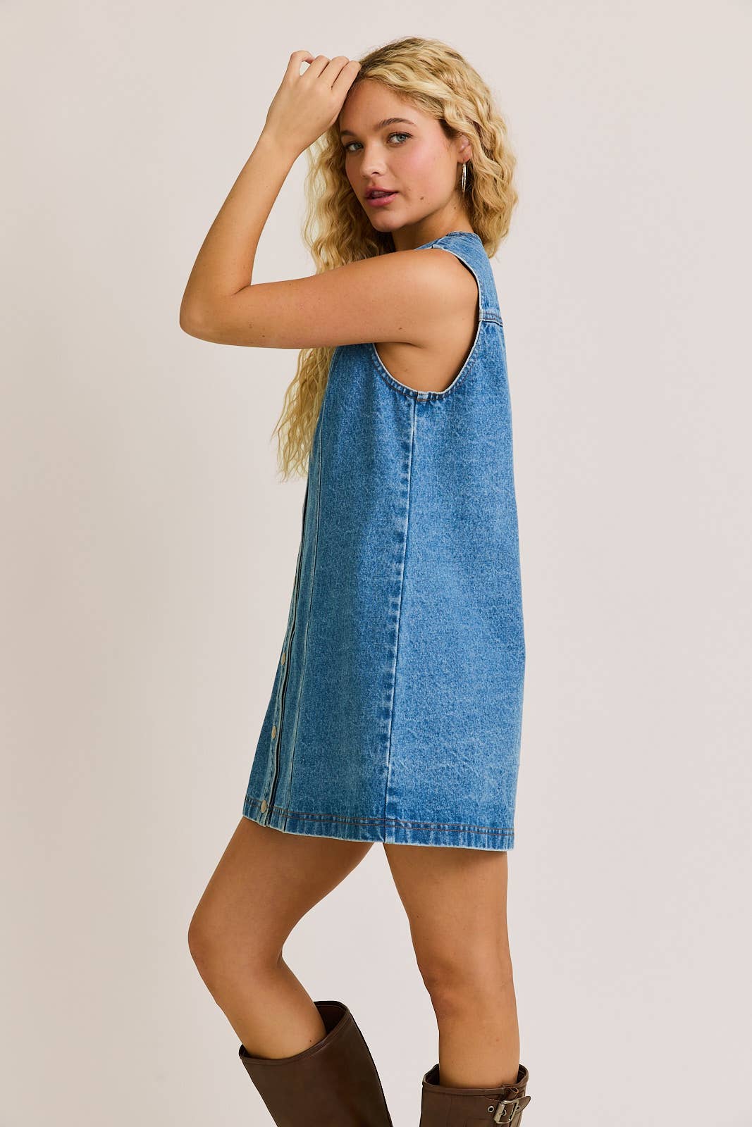 Dolled Up In Denim Dress