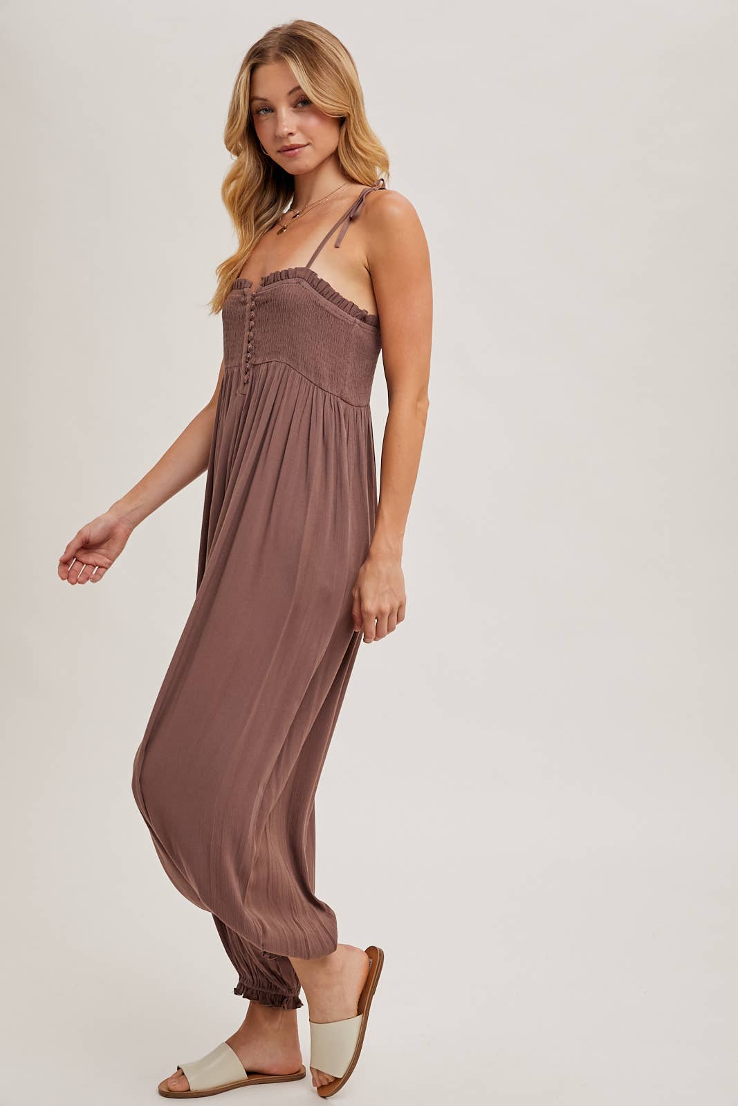 Mocha Jumpsuit