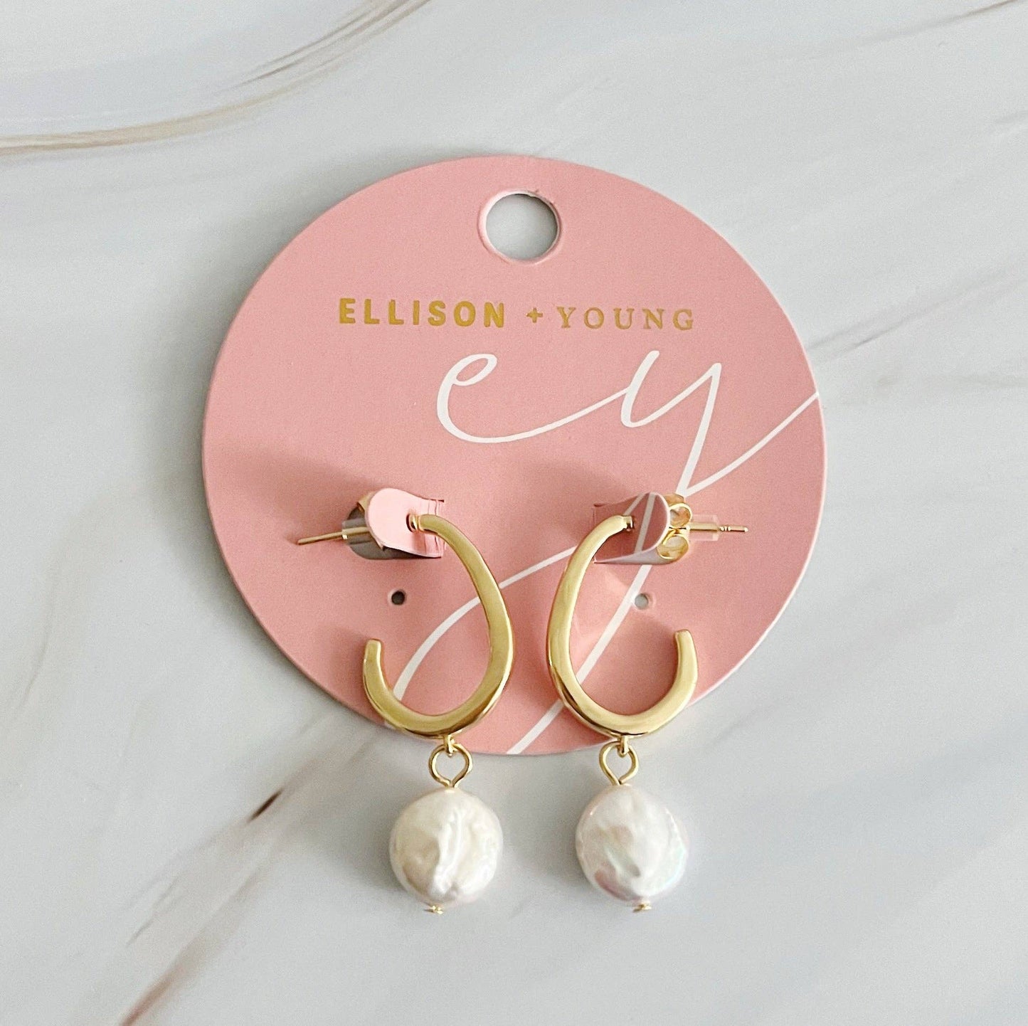 Dangle Pearl Earrings