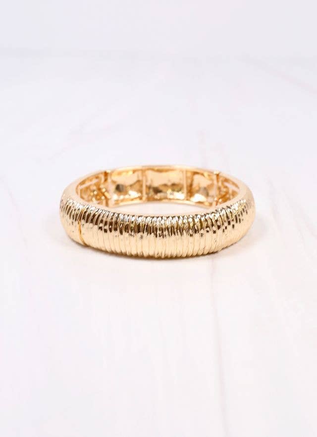Ribbed Stretch Bracelet
