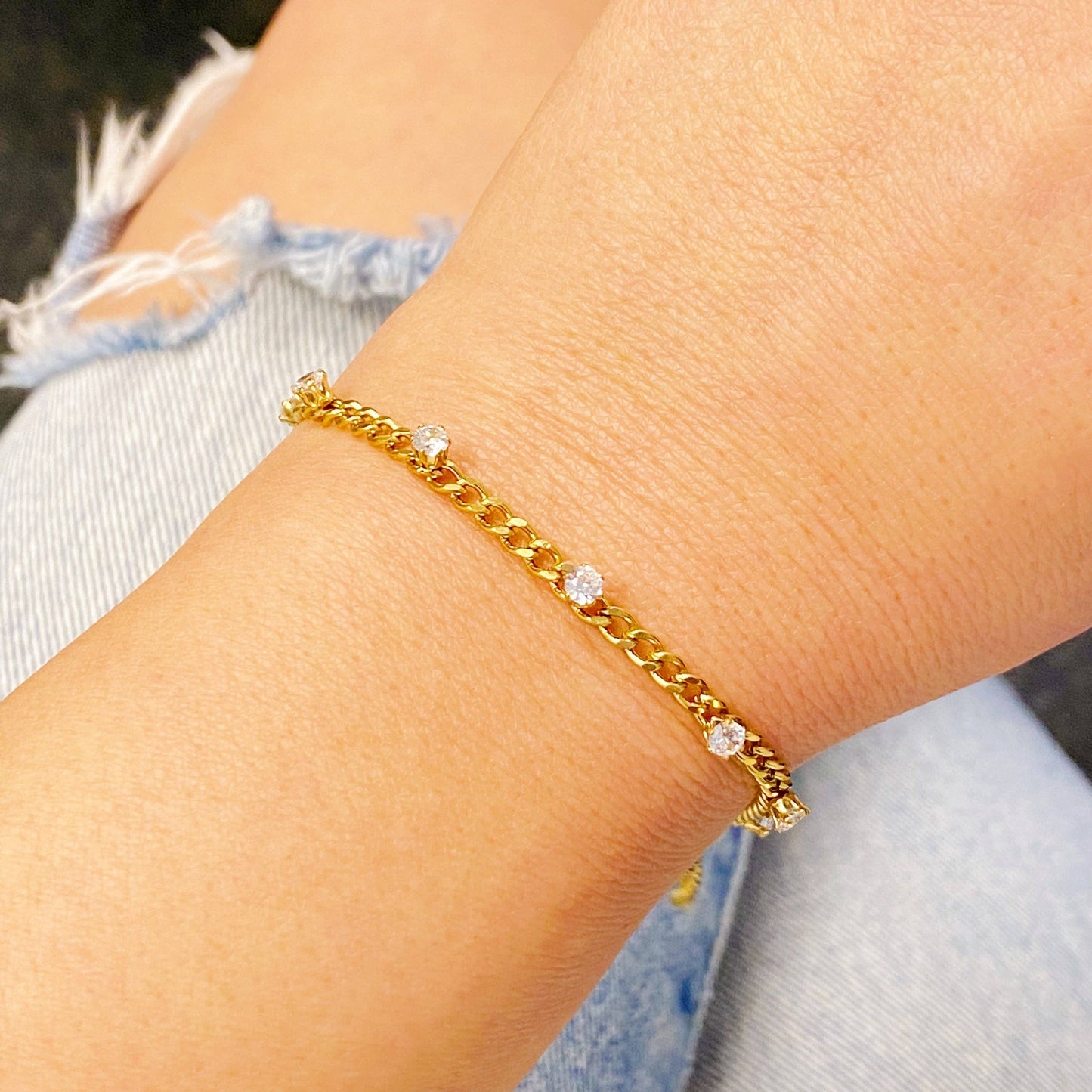 Diamond Link Bracelet