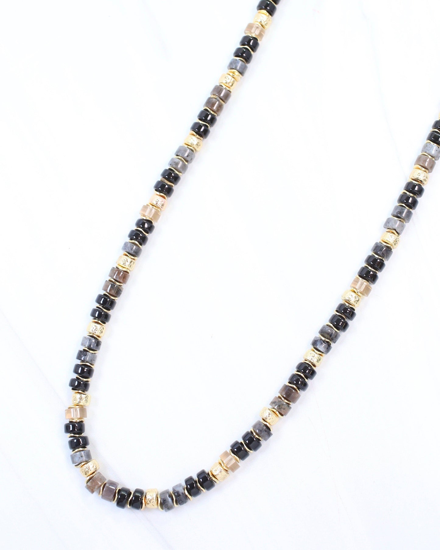 Black Gemstone Necklace