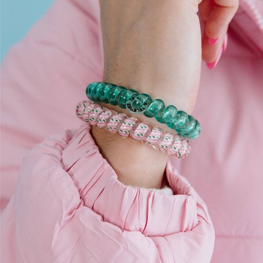 Teleties Merry Pinkmas Hair Ties - Large