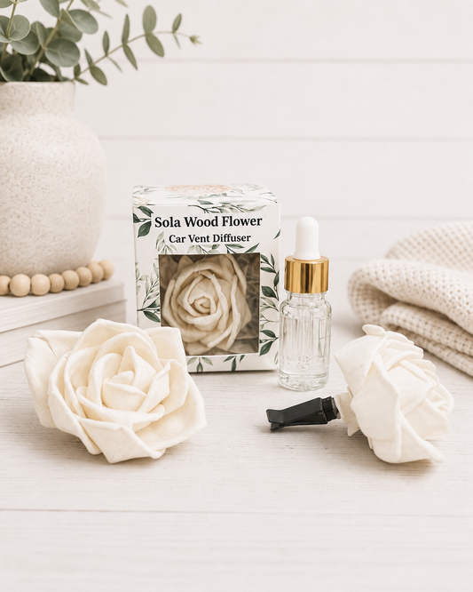 Scented Car Diffuser Flower Vent Clip