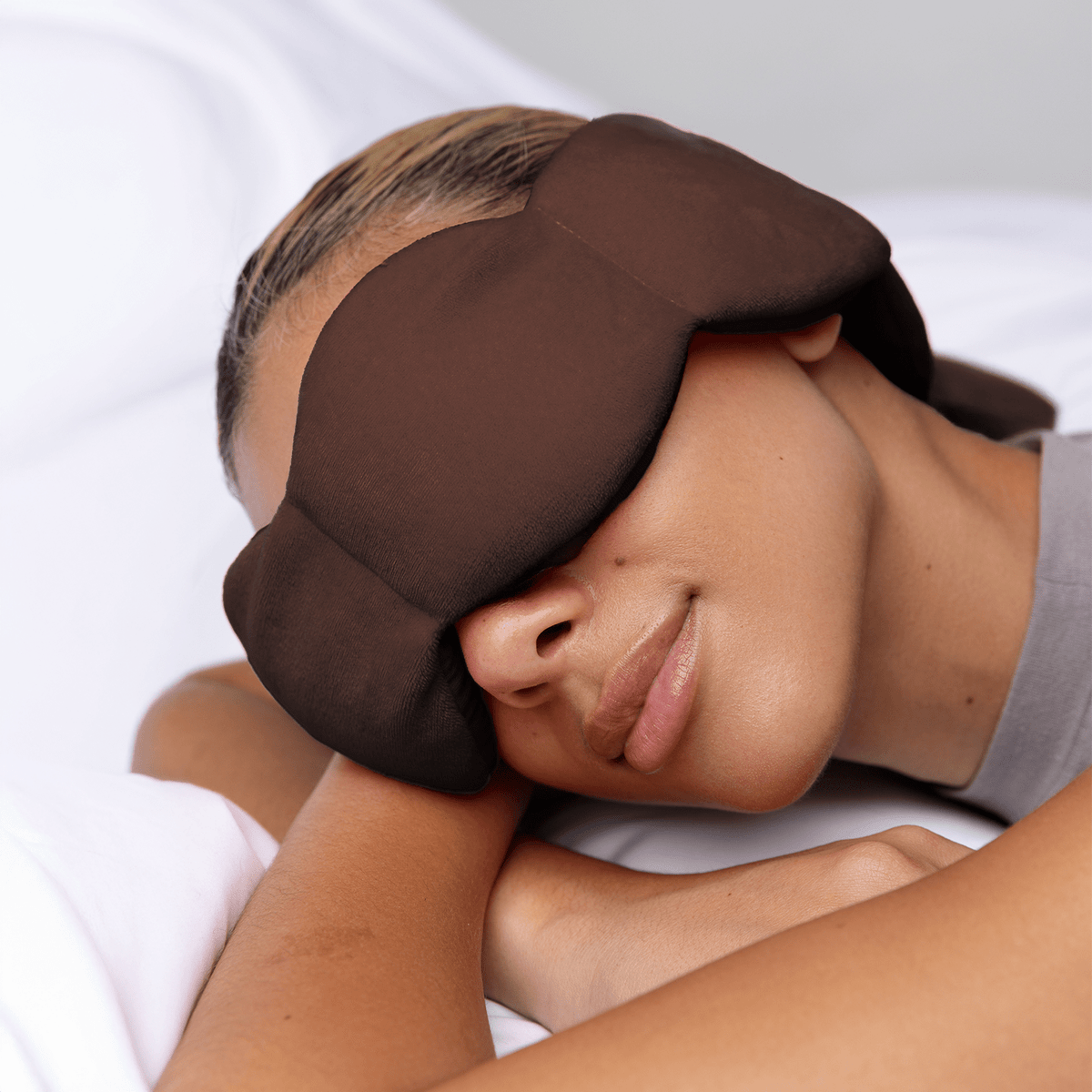 Nodpod Weighted Sleep Mask - Cafe Collection Espresso