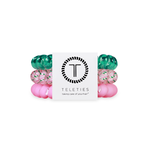 Teleties Merry Pinkmas Hair Ties - Large