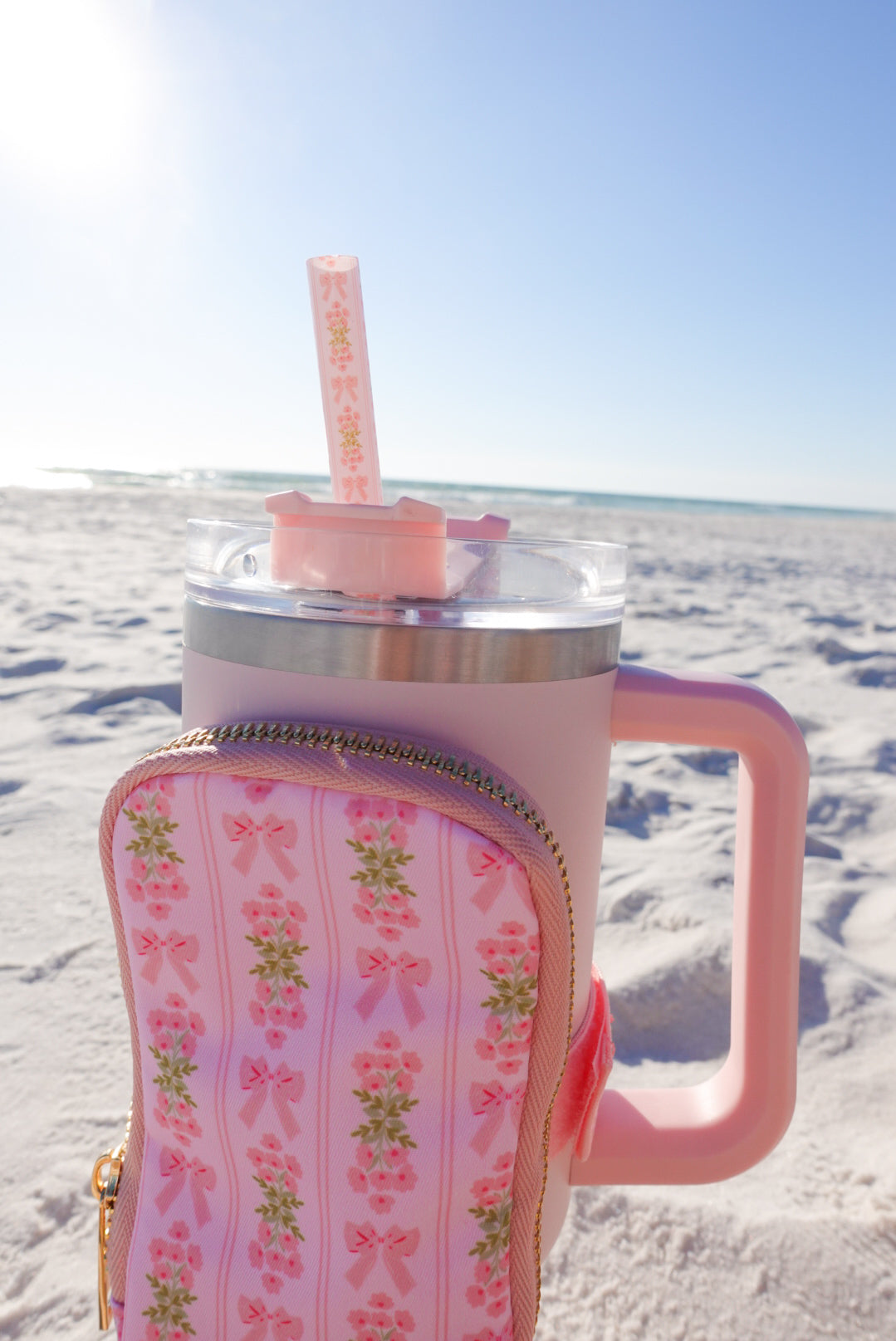 Oh So Fancy 40oz Straw Set - Pink