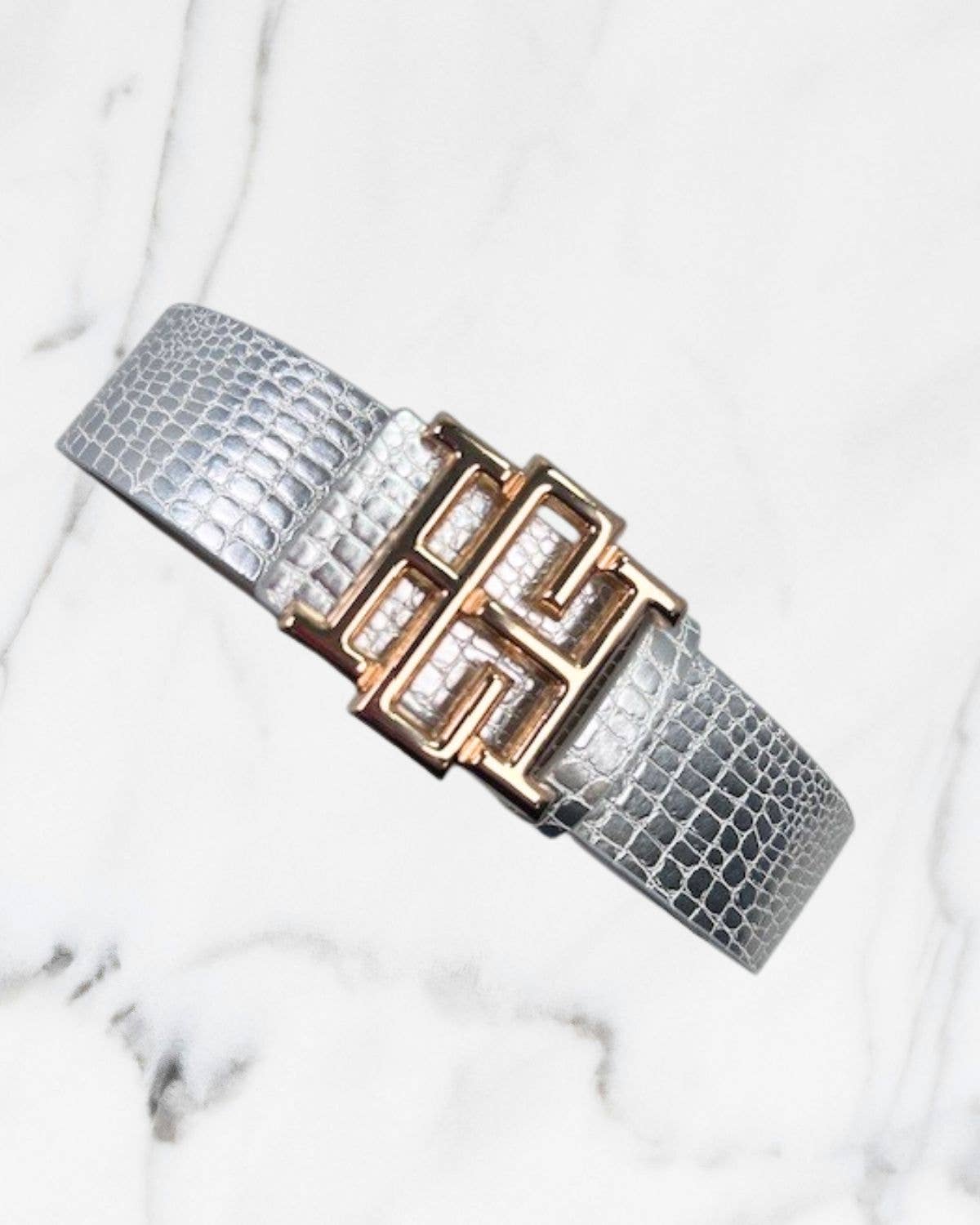 Signature Belt - Silver