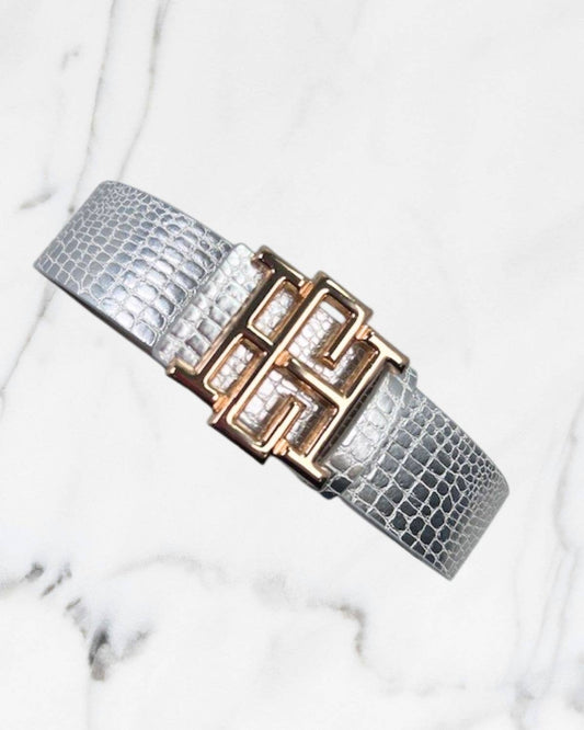 Signature Belt - Silver