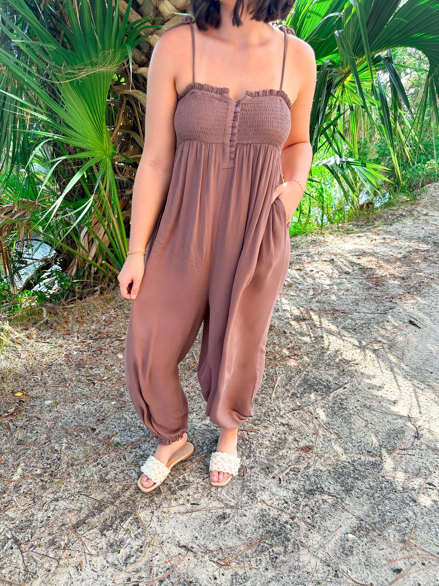 Mocha Jumpsuit