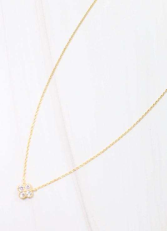 Diamond Clover Necklace