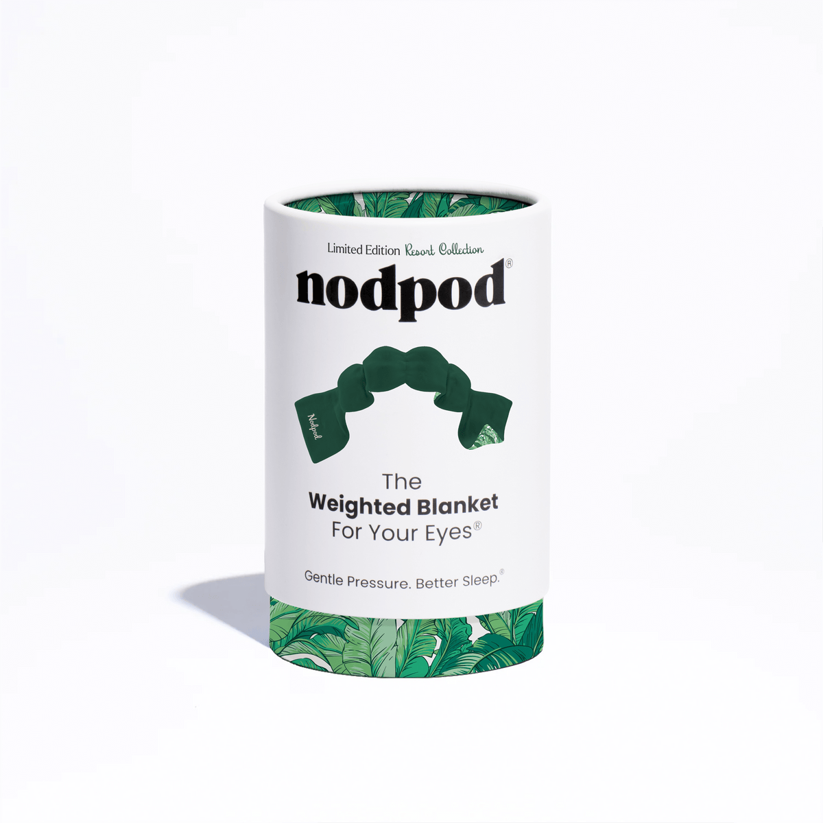 Nodpod Weighted Sleep Mask - Resort Collection PalmLeaf