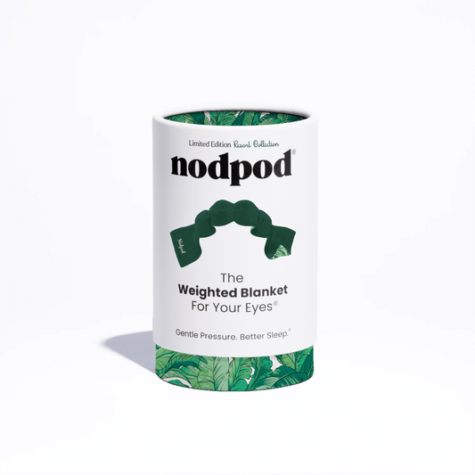 Nodpod Weighted Sleep Mask - Resort Collection PalmLeaf