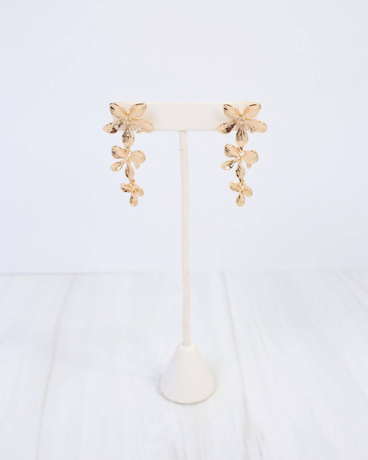 Trio Flower Earrings