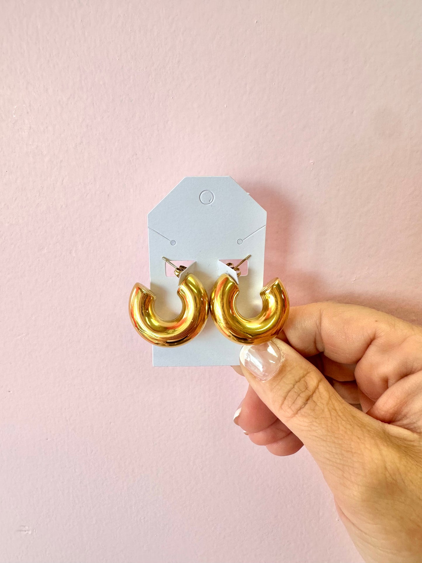 Chunky Hoop Earrings