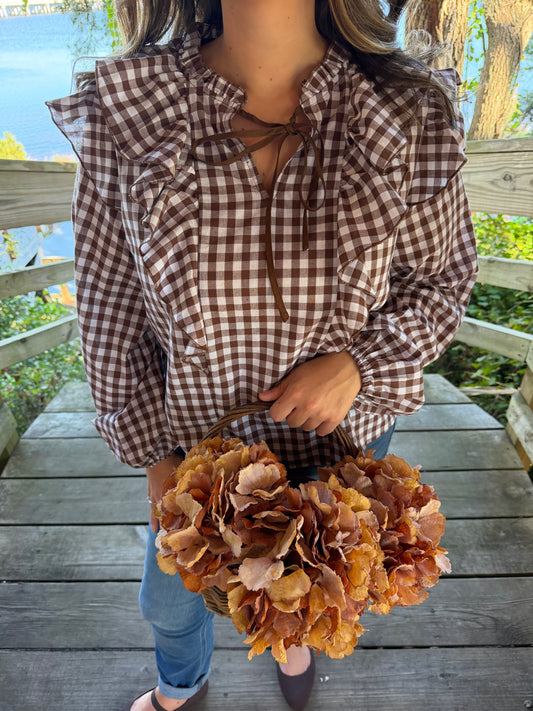 Gingham Girl Top