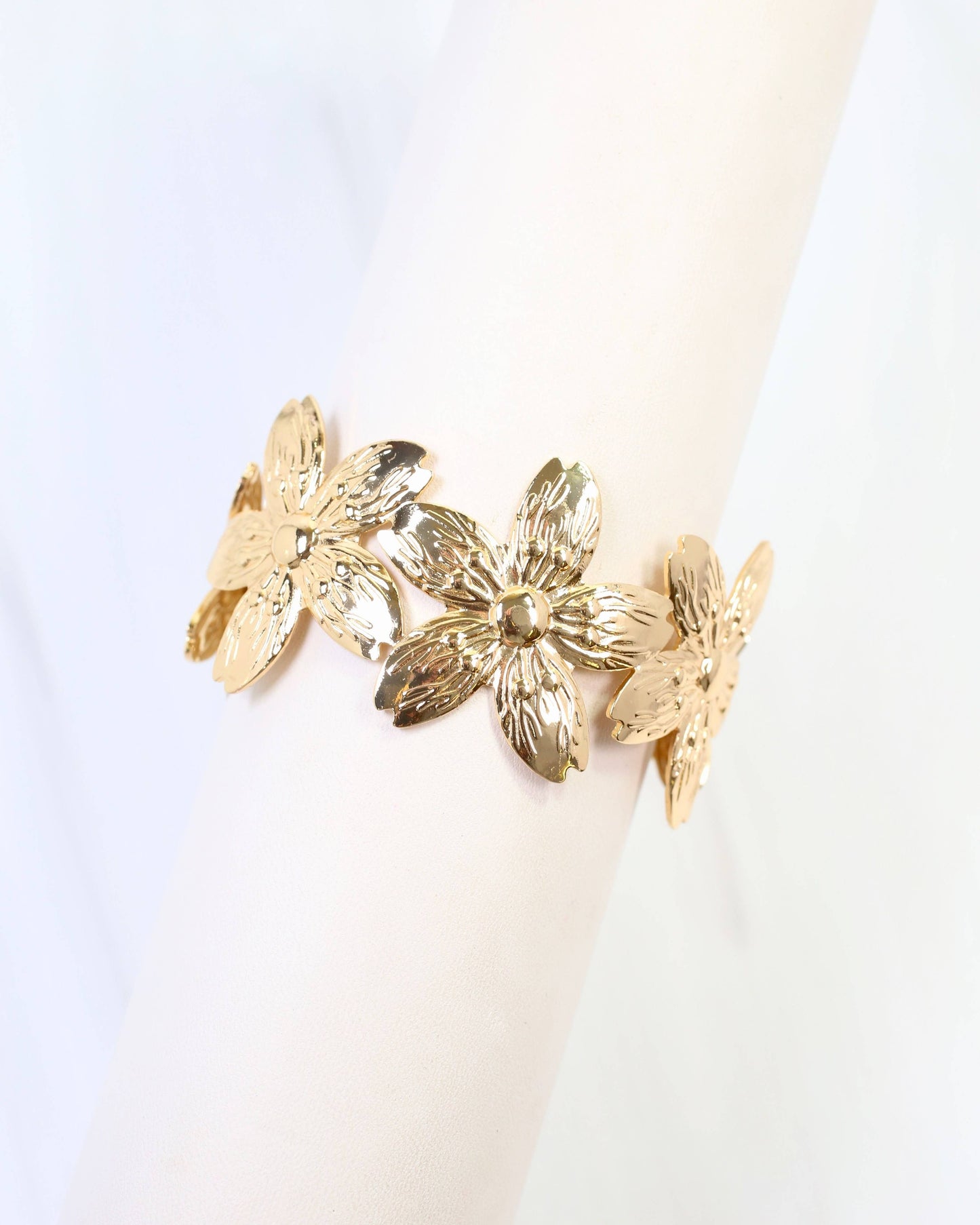 Flower Cuff Bracelet