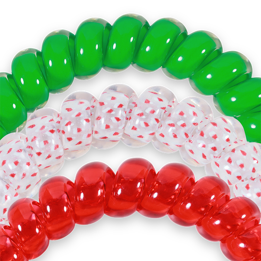 Teleties Secret Santa Hair Ties - Large